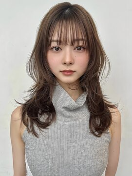 ロンドイディールバンダイ 新潟万代(Lond ideal) ハッシュカット×チョコグレージュ