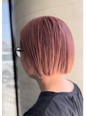 ボブ/ピンクベージュ