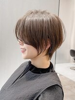 ハルキミナト ジャパン ヨコハマ(HARUKI MINATO japan YOKOHAMA)&nbsp;大人ショート/縮毛矯正/学割U24/ブルーカラー/くすみベージュ