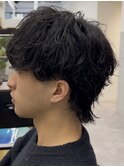 MEN’S HAIR/波巻ツイストスパイラル/フェザーパーマ/錦糸町