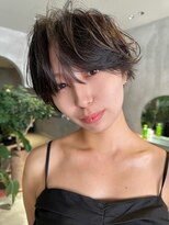 ハウ 心斎橋(how)&nbsp;ハンサムショートベリーショートラフパーマ 20代30代40代