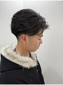 【ZEAL天神】フェードカット×毛流れセンターパート