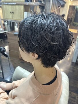 ヘアー クリエイト カルバリ(HAIR CREATE Calbari) ショート　ルーズパーマ