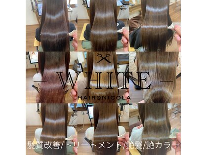 ホワイト(WHITE HAIR@NICOLA)の写真
