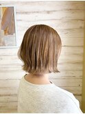 首元すっきり大人ボブ