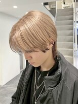 ラック 表参道(LUCK) メンズにおすすめ/メンズハイトーン/ミルクティーベージュ