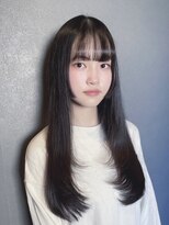 hyon myon/RISEbyREVO 綾瀬店【ヒョンミョン】&nbsp;ハッシュカット/デザインカラー/グレージュ[綾瀬駅/韓国ヘア]