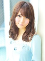 アフロート ディル(AFLOAT D'L)&nbsp;《AFLOATディル裕二朗》ゆるふわパーマで可愛いセミロングヘア