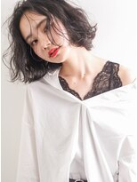 ヘアメイクエイト 丸山店(hair make No.8)&nbsp;【No.8＊岩切祐樹】ほつれボブ×ダークラベンダー