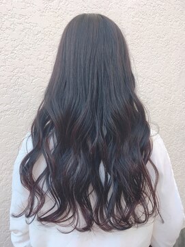 ロホサラマ(ROHO salama) ロングウェーブ☆バイオレットグレージュ