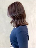 ハイライトグレージュ_ココアブラウンフリンジウェーブ_ba292313