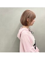 タグ(#tag)&nbsp;#重ボブレイヤー×ピンクベージュカラー