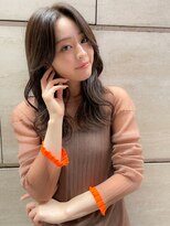 田村】マロンベージュ/かきあげロング/Aラインボブ20代30代/韓国