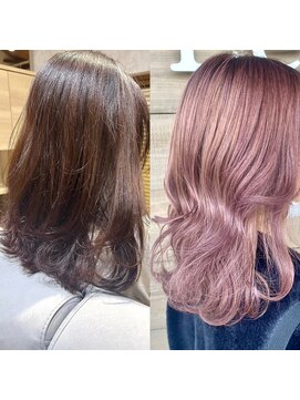 プラスイズム(PLUSISM) ピンクベージュ