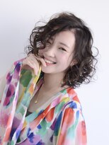 ロアー ヘアー マチルダ 千葉店(RAWR hair MATILDA)&nbsp;【RAWR】カーリーパーマ_大人ボブ_ウエットスタイル