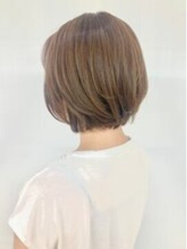 クオリス 赤塚店(QUALIS) 小顔補正立体カット×ナチュラル丸みボブ 10代20代30代40代50代