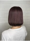 白髪ぼかしハイライト×ピンクラベンダー