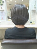 シップス ヘアブース(ship's hair booth) ショートボブ×アッシュベージュ