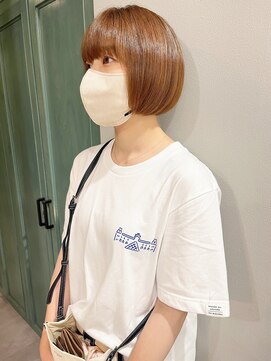 ヘアサロン ナノ(hair salon nano) ナチュラル縮毛×ミニボブ