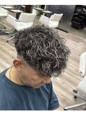 スペインカール×ホワイトメッシュ