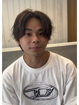 メンズバイココテラス 豊中(men's by cocoterace) マッシュウルフ/無造作パーマ/ニュアンスパーマ