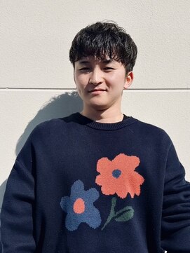 モノリス(MONOLITH.) メンズショート × シャドーパーマ