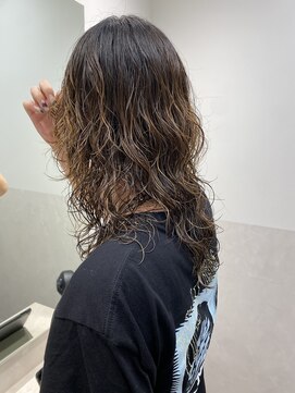 サロウィン 那覇店(SALOWIN) ブリーチパーママロンベージュくすみベージュメルティーカラー