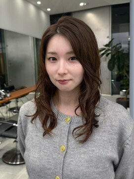 ガリカ 大名(Gallica) デジタルパーマ愛されエアリーカール/マロンベージュカラー