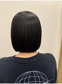 切りっぱなしボブ
