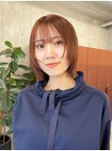ミニボブフェイスレイヤー（20代/30代/ベージュ/暖色）R73