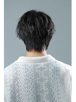 リップス 自由が丘(LIPPS)&nbsp;ソフトツイストスパイラルパーマセンターパートウルフメンズヘア