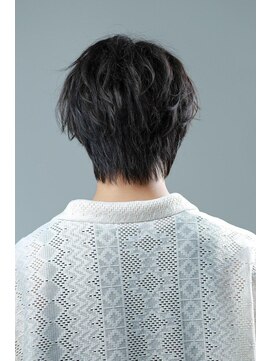 リップス 自由が丘(LIPPS) ソフトツイストスパイラルパーマセンターパートウルフメンズヘア