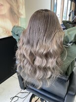 ヘアーデザイン ジェルム(Hair Design germe)&nbsp;プルエクステでミルクティーグラデーション #しのだスペシャル