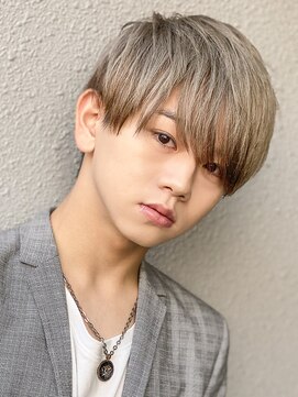 エルマーク 神戸三宮(L-MARK) メンズマッシュツーブロック韓国カットメンズサロンスパイラル