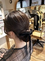 サロンドボエム 国分寺(SALON DE BOHEME) シンプルシニヨン