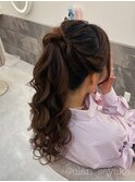 ポニーテール【クランルシェ】ヘアセット/ヘアメ/心斎橋