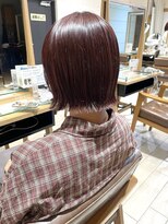 プラグ バイ ネオリーブ(plug by neolive)&nbsp;チェリーブラウン×髪質改善[髪質改善/縮毛矯正/韓国]K