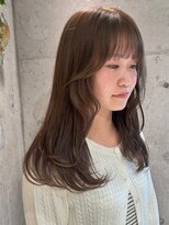 シックス(SIX) NAO ベージュ/ミディアムカット/レイヤーカット/オリーブ/表参道