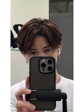 スキル 渋谷(SKILL) 曲がる縮毛矯正/縮毛矯正/センターパート