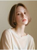 くびレイヤーエモージュグレージュカラーくびれショート/国分寺