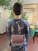 ヘアーメイクサロン ソエル(Sowelu) 浴衣　大人可愛いシニヨン