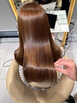 ロンドルピナス 小倉(Lond Lupinus)&nbsp;ミディアムヘア暗めカラー/デザインカラー/フェイスフレーミング