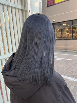 ゴッド ヘアーアンドメイク 高崎西口店(GOD Hair & Make) ブルーブラック
