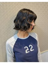 オルセン(OLSEN)&nbsp;ボブパーマ/くせ毛風パーマ/オン眉/ミニボブ