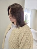 【keen×miho】　ナチュラルレイヤー　グレージュカラー