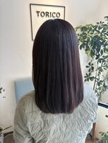 トリコ プラス 本八幡店(TORICO plus) 髪質改善カラー/ラベンダーブラウン/白髪染め/低刺激/本八幡