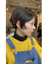 ホヌン 茅ヶ崎(Honnun) 抜け感サイド×デザインショート/茅ヶ崎