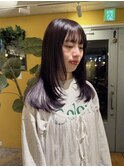 イメチェン/ピンクベージュ/アンブレラカラー/前髪/武蔵小杉
