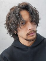 フィフスパーク(fifth PARK)&nbsp;ツイストスパイラルパーマメンズボブウルフパーマ縦落ちパーマ◎