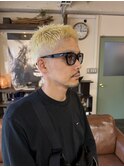 -カノン-スパイキーショート×ブロンドカラー